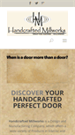 Mobile Screenshot of handcraftedmillworks.com
